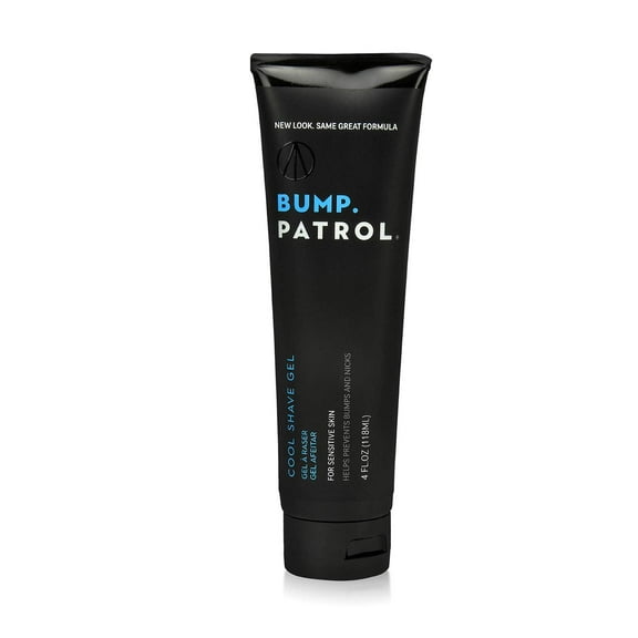 Bump Patrol Cool Shave Gel - Sensitive Clear Shaving Gel With Menthol Prevents Razor Burn, Bumps, Ingrown Hair - 4 Ounces