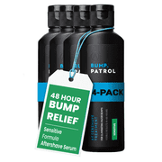 Bump Patrol Sensitive Strength Aftershave Treatment Serum   Razor Bump Stopper and Ingrown Hair Treatment for Men and Women, Alcohol Free Ingrown Hair Serum for Sensitive Skin 2 oz Pack of 4