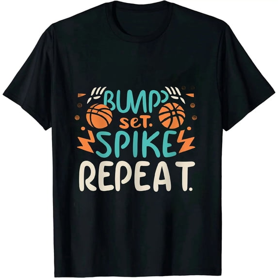 Bump Set Spike Repeat Volleyball Shirt For Women T-Shirt