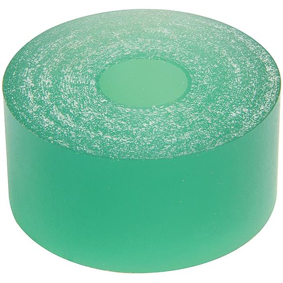 Bump Stop Puck 50 Durometer, Green, 1 in. Tall - 14 mm