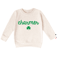 thumbnail image 1 of Bump and Beyond Designs Charmer St. Patrick's Day Sweatshirt for Boys and Girls and Girls (Natural 3T), 1 of 5