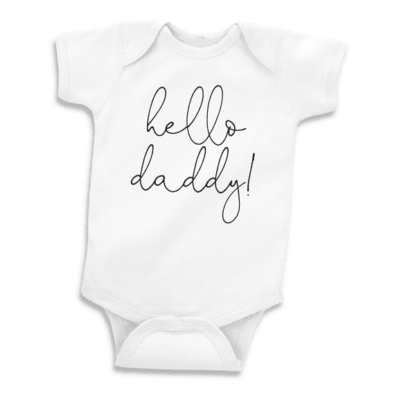 Bump and Beyond Designs Hello Daddy Pregnancy Announcement
