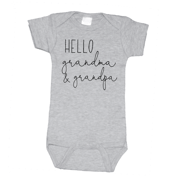 Bump and Beyond Designs Hello, Grandma and Grandpa Pregnancy Announcement