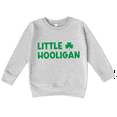 thumbnail image 1 of Bump and Beyond Designs Little Hooligan, Toddler St. Patrick's Day Sweatshirt (Heather Grey 2T), 1 of 5