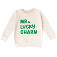 thumbnail image 1 of Bump and Beyond Designs Mr. Lucky Charm St. Patrick's Day Sweatshirt for Boys and Girls (Natural 2T), 1 of 5