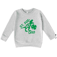 thumbnail image 1 of Bump and Beyond Designs St. Patrick's Day Shirt Boys, St. Pat-rex Day Sweatshirt (Heather Grey 5/6T), 1 of 5