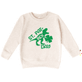 thumbnail image 1 of Bump and Beyond Designs St. Patrick's Day Shirt Boys, St. Pat-rex Day Sweatshirt (Natural 4T), 1 of 5