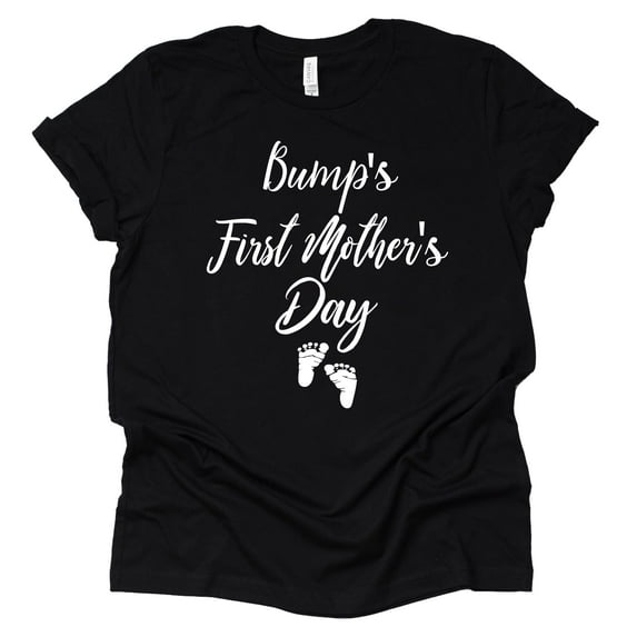 Bump #39 s First Mother #39 s Day Shirt Pregnancy Announcement Shirt