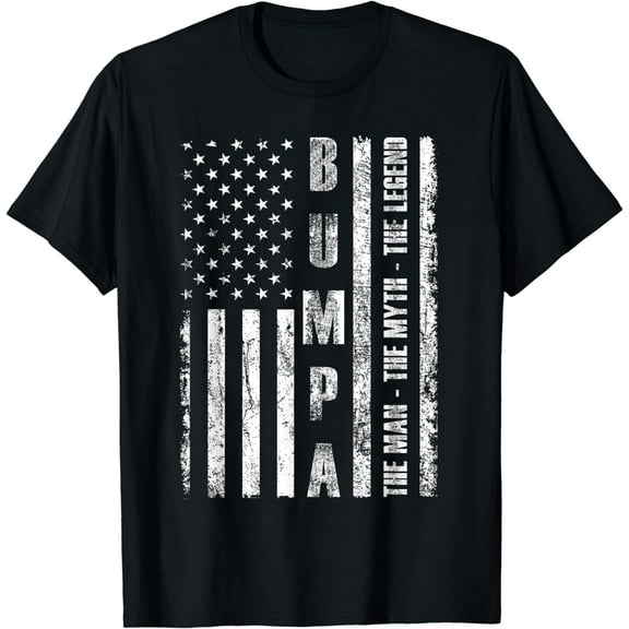 Bumpa The Man The Myth The Legend US Flag Tshirt
