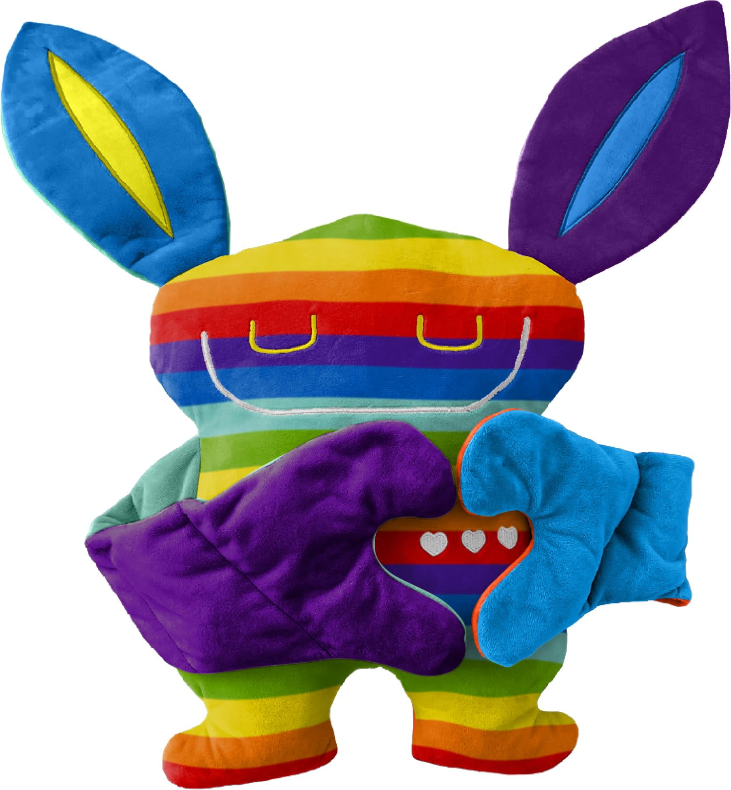 Bumpas Weighted Plush Toy - Calming Stuffed Animal, Realistic Hug, Machine Washable - Fuss