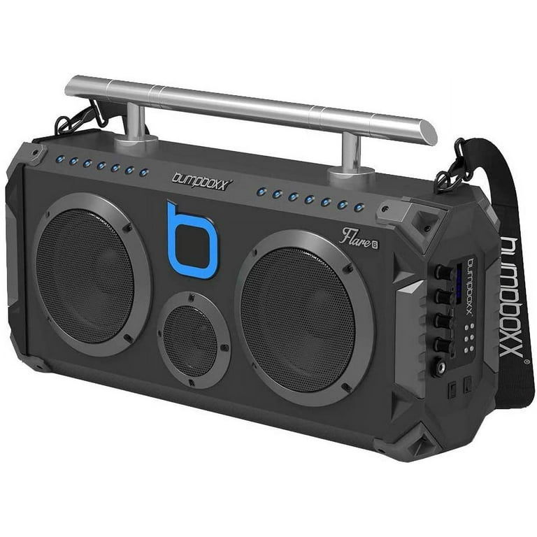 Bumpboxx Flare6 Bluetooth Boombox Red BBF6RED USB Aux, 55 OFF