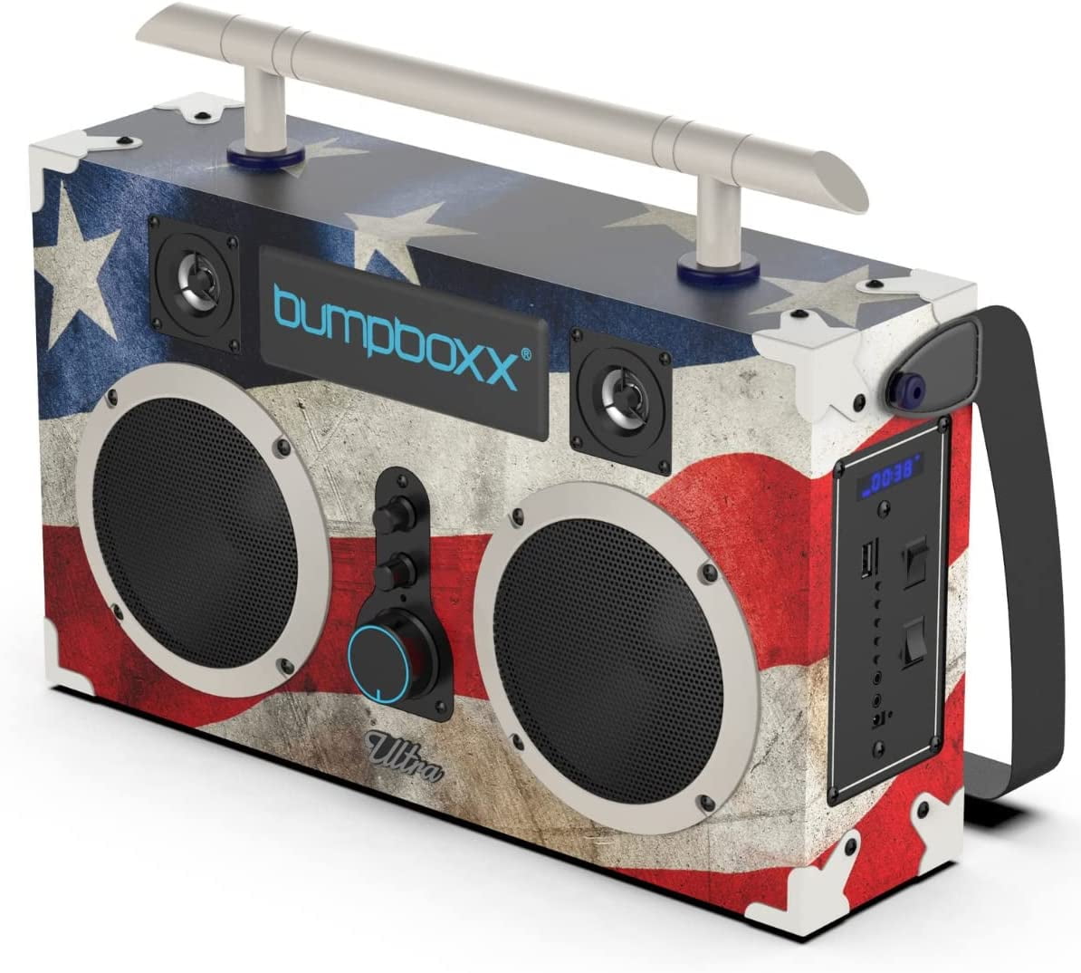 Bumpboxx Ultra Grateful Dead: Green & Blue | Retro Boombox