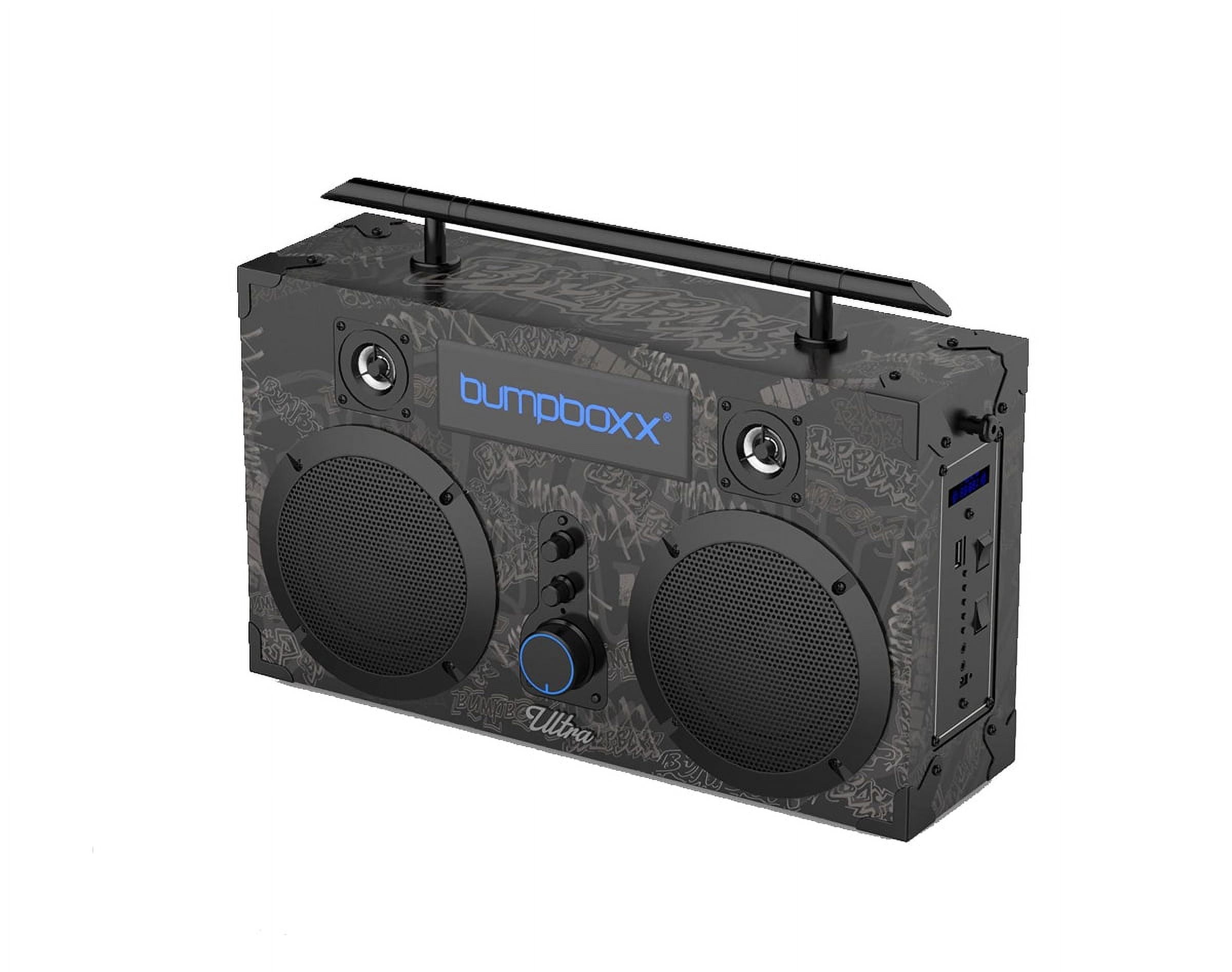 Bumpboxx Ultra Black Graffiti BBG | Wireless Boombox Bumpboxx Ultra Black Graffiti BBG | Wireless Boombox