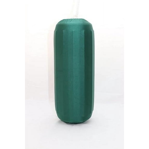 Bumper Buddies Boat Fender Cover (2 per pkg) Fits Taylor Made #1 (6"x 15") Center Rope Tube Marine Fender by Kansas Creations (Hunter Green)
