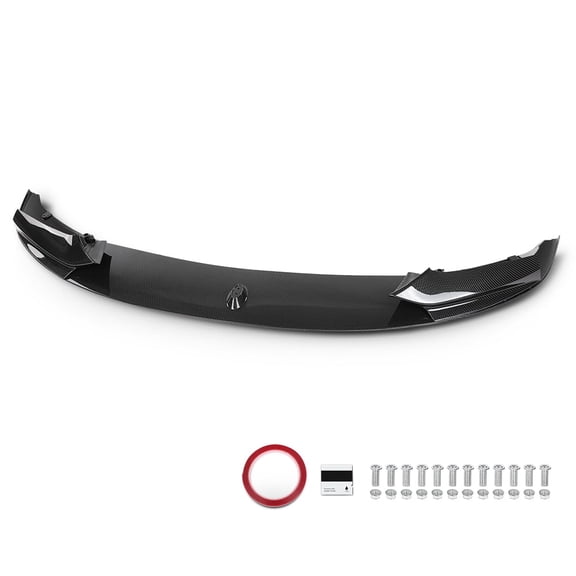 Bumper Carbon Fiber Front Lip Splitter Fit For 2011-16 BMW F10 5 Series M Sport