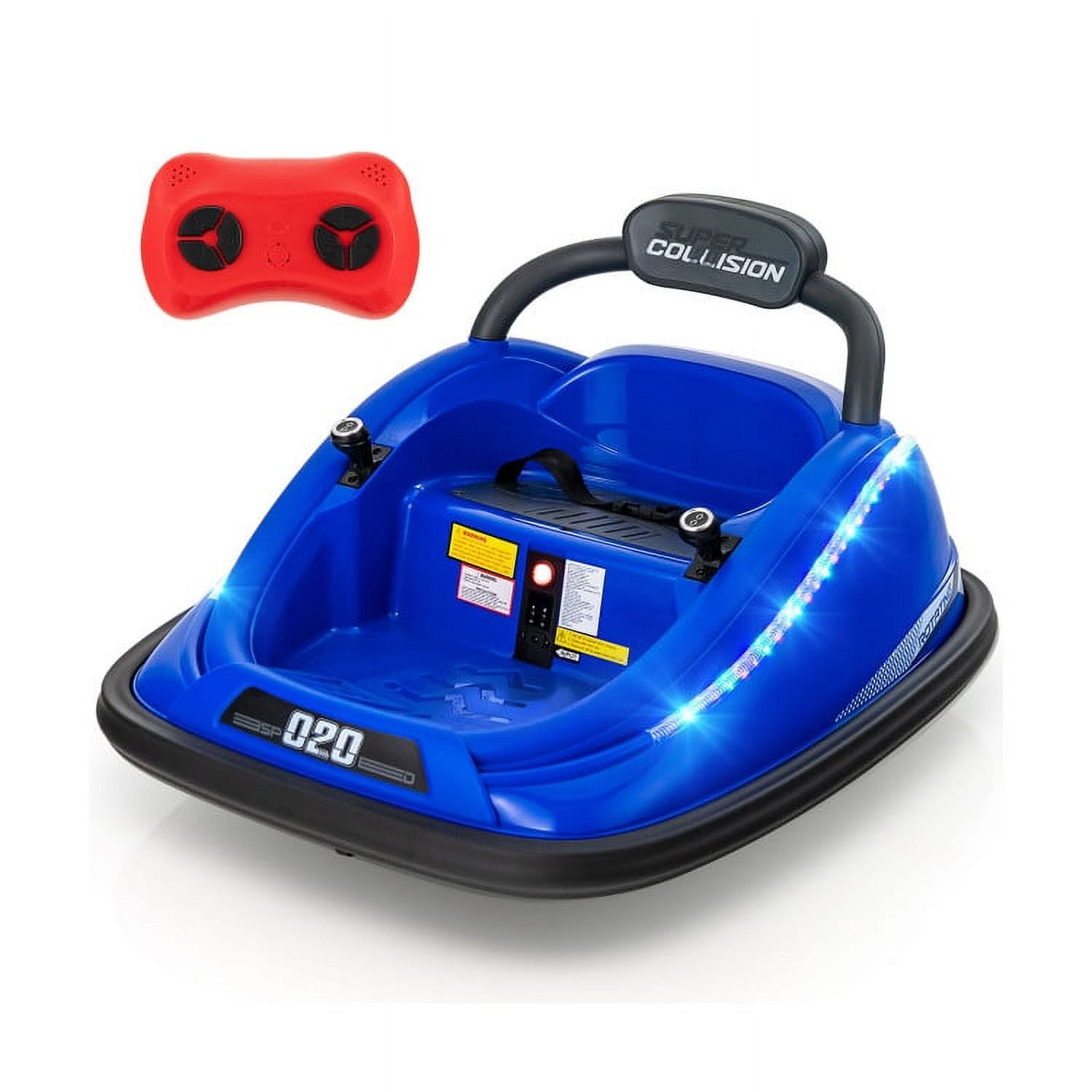 Bumper Cars for Kids Ages 612, 3Speeds Electric Ride on Bumper Car