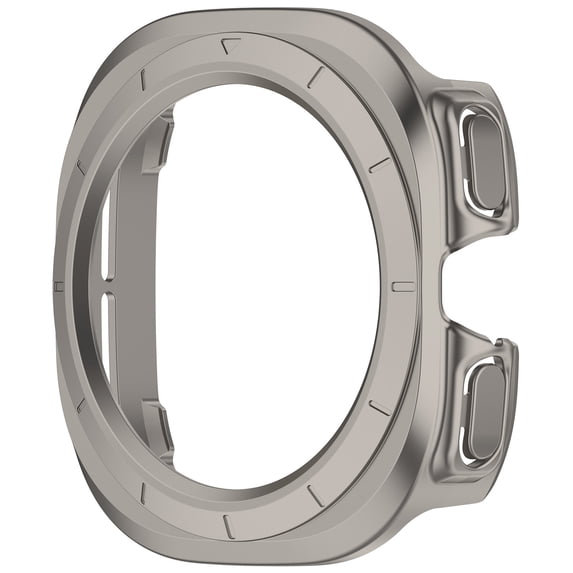 Bumper Case Protector for Samsung Watch Ultra 47mm, Flexible Lightweight Glossy Case Shockproof and Drop-proof Smartwatch Accessories