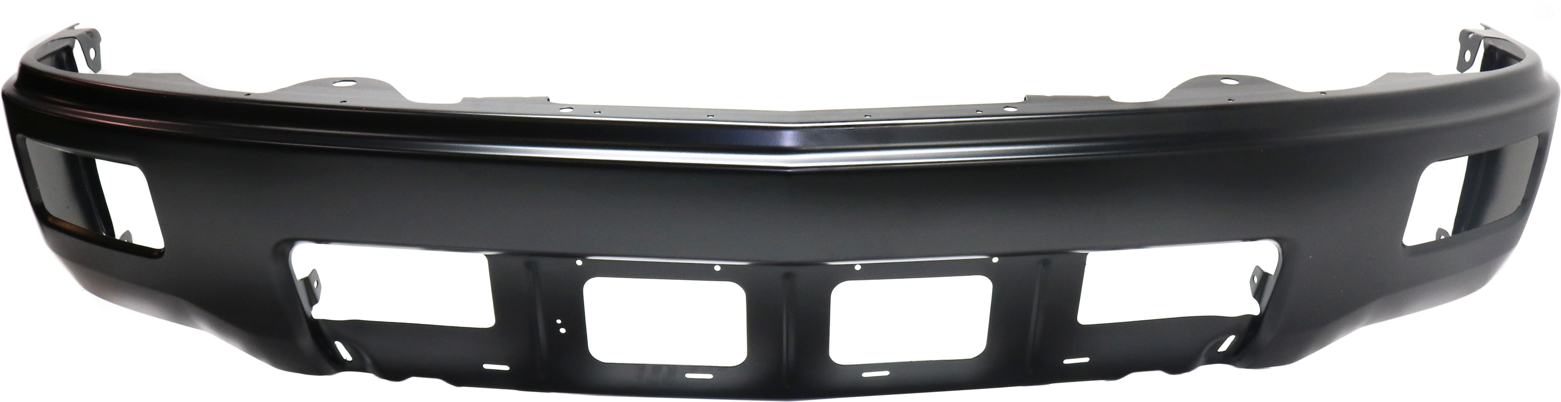 Bumper Compatible with CHEVROLET SILVERADO 1500 2014-2015 Black with ...