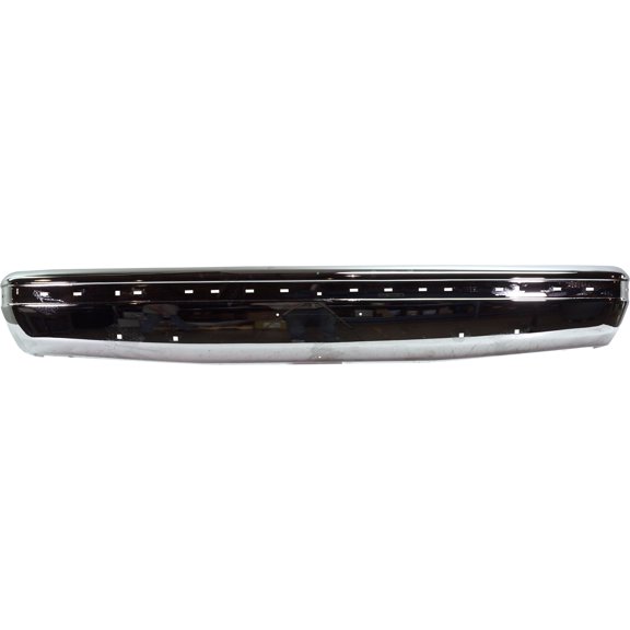 Bumper Compatible with FORD BRONCO/F-SERIES 1987-1991 Chrome with Impact Strip Holes