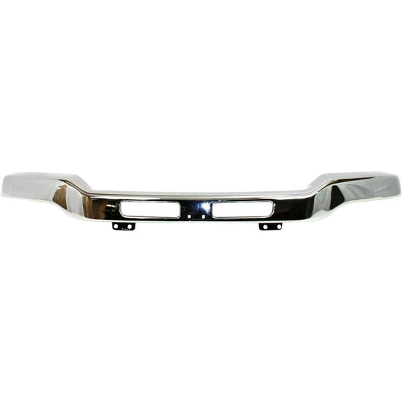 Bumper Compatible with GMC SIERRA 2003-2007 Chrome with Fog Light Hole Old Body Style