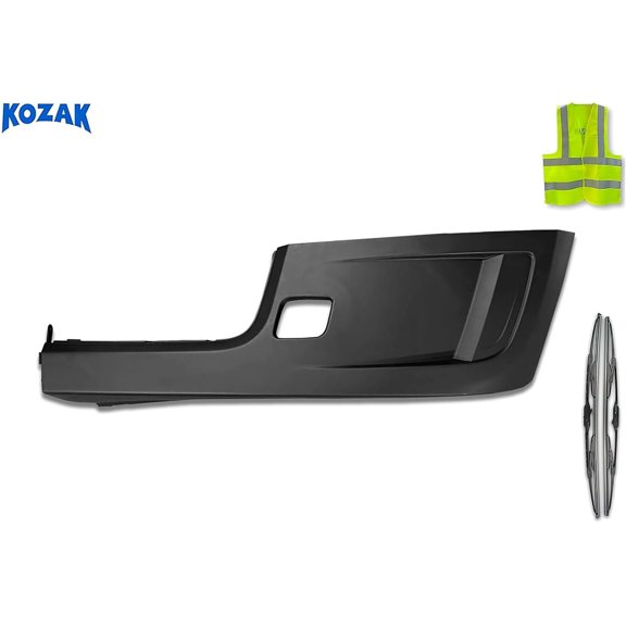 Bumper Corner Outer Paint w/o Fog Lamp Hole, Left Driver Side, Compatible with 579 2022+