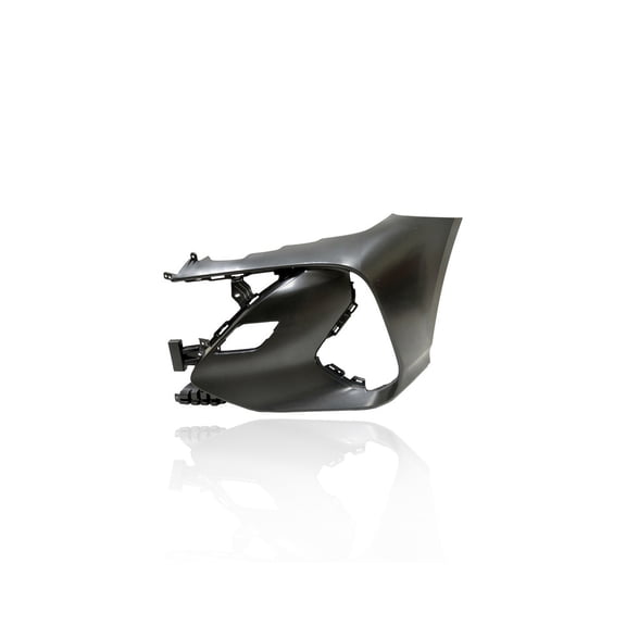 Bumper Cover - Compatible/Replacement for '17-22 Toyota Prius Prime Plus/Premium/LE/XLE - Front Left, Extension Side Trim Without Sensor Hole - 5211347901