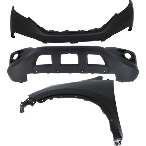 Bumper Cover Fender For 2012-2014 Honda CR-V Front Driver Side Kit CAPA
