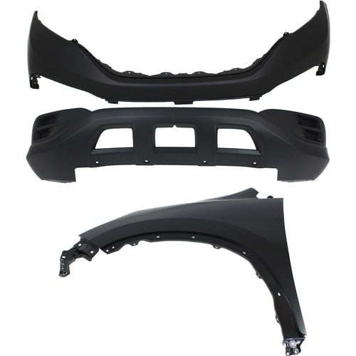 Bumper Cover Fender For 2012-2014 Honda CR-V LX Front Driver Side Kit