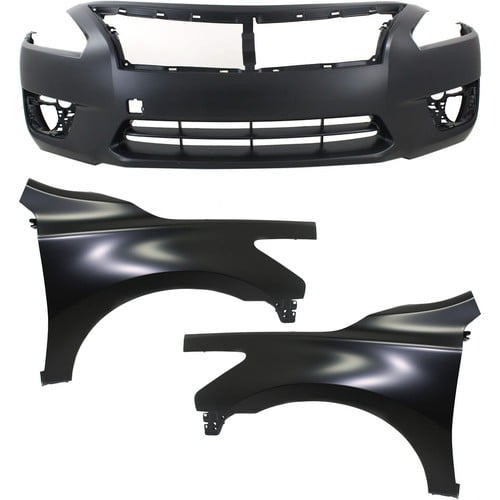 Bumper Cover Fender Kit For 2013-2015 Nissan Altima Front SEDAN
