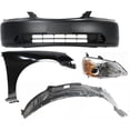 thumbnail image 1 of Bumper Cover Fender Liner Kit For 2001-2003 Honda Civic Sedan Front, 1 of 9