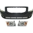thumbnail image 1 of Bumper Cover Headlight Kit For 2007-2012 Dodge Caliber Front, 1 of 4