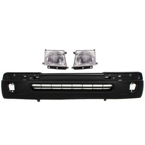 Bumper Cover Kit For 1998-2000 Toyota Tacoma Front For RWD (Prerunner) and 4WD