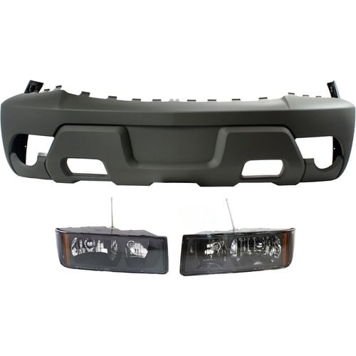 Bumper Cover Kit For 2002-2002 Chevrolet Avalanche 1500 Front Fits Body Cladding