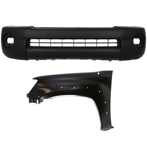 Bumper Cover Kit For 2005-2011 Tacoma Base PreRunner 2WD 4WD Front 2pc