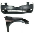 thumbnail image 1 of Bumper Cover Kit For 2007-2009 Nissan Altima Sedan Front 4 Door Sedan 2pc, 1 of 11