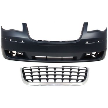 Primed Front Bumper Cover For 2008-2010 Chrysler Town & Country – Direct Fit By Evan-Fischer