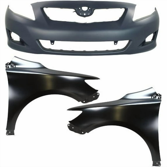 Front Bumper 2009 Toyota Corollanull