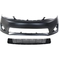 thumbnail image 1 of Bumper Cover Kit For 2012-2014 Toyota Camry Front With Bumper Grille Primed, 1 of 12