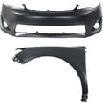 thumbnail image 1 of Bumper Cover Kit For 2012-2014 Toyota Camry Front With Holes For Fog Light, 1 of 4