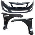 thumbnail image 1 of Bumper Cover Kit For 2014-2015 Optima Front For Models Made In USA 3pc, 1 of 12