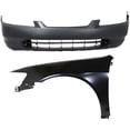 thumbnail image 1 of Bumper Cover Kit For 98-2000 Honda Accord Front 2-Door Coupe 2pc With Fender, 1 of 12