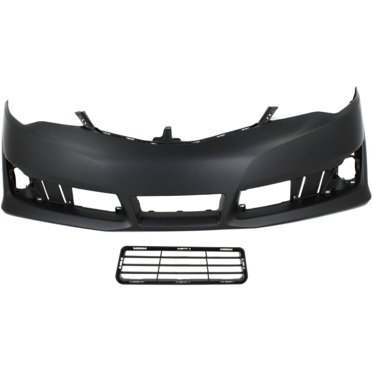 Evan-Fischer Front Bumper Cover Kit – 2012-2014 Toyota Camry – Primed W/ Grille – 2pc