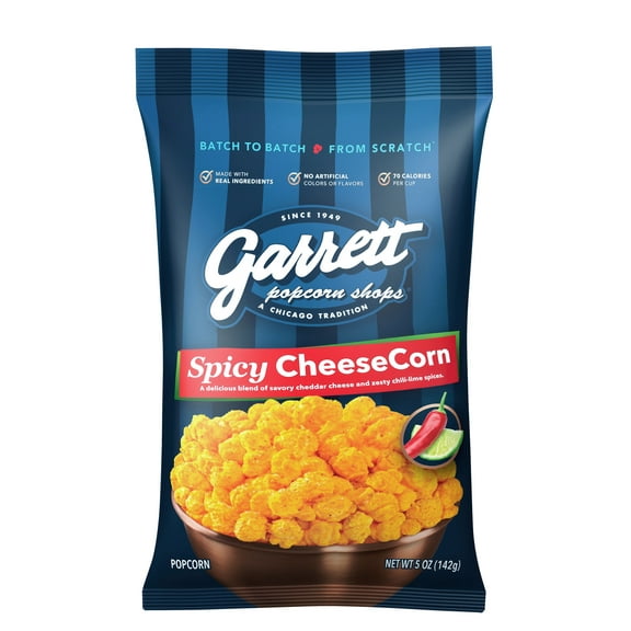 Garrett Popcorn Shops, Spicy CheeseCorn, 5.0 oz