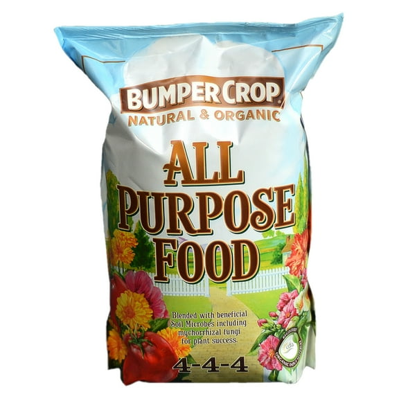 Bumper Crop Natural & Organic All Purpose Food 4-4-4 Fertilizer, 12lbs