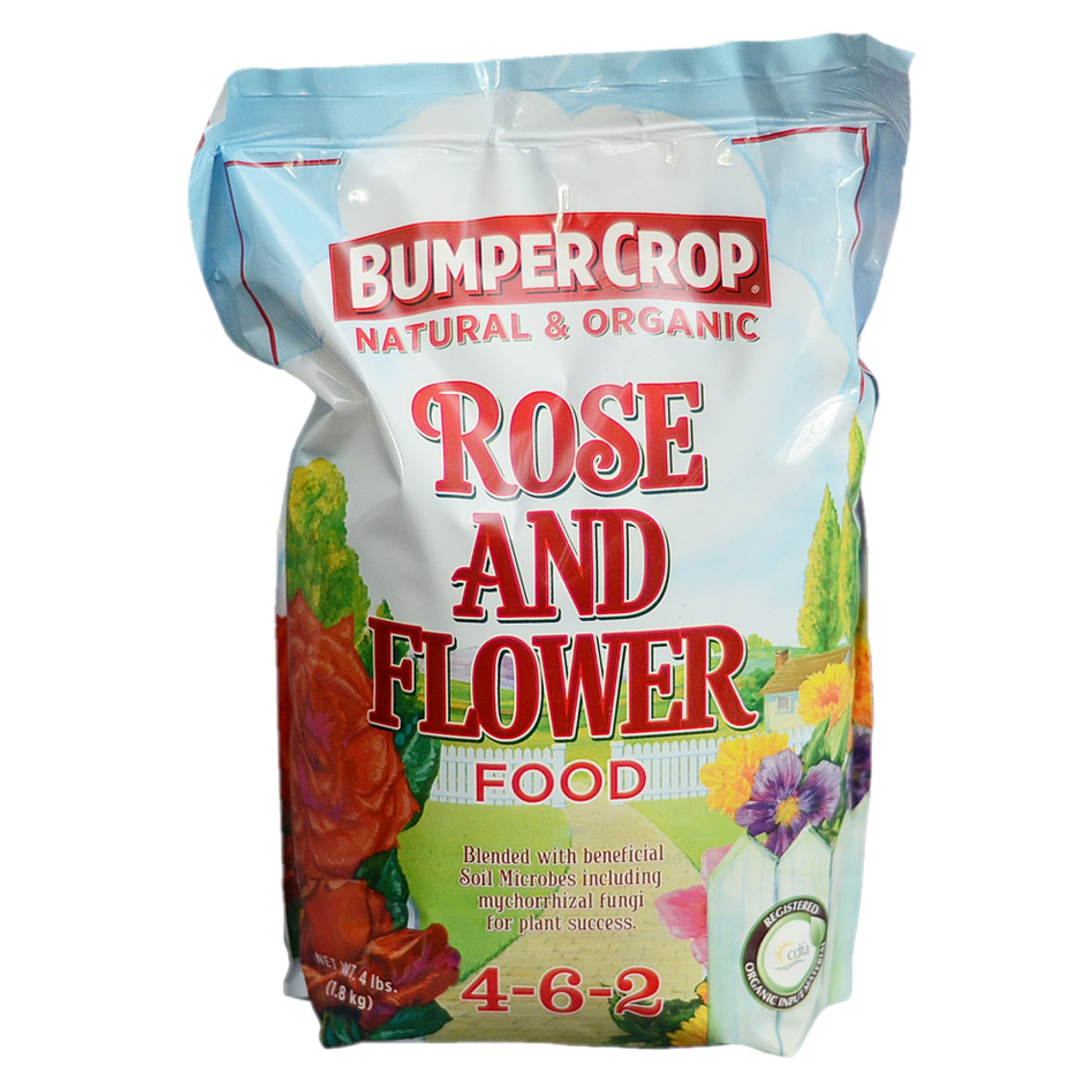 Bumper Crop Natural & Organic Rose and Flower Food 4-6-2 Fertilizer - Thumbnail 2