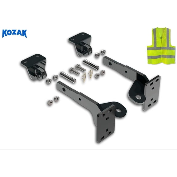 Bumper Deer Moose Brush Guard Brackets Mounting Hardware Set c EX-Guard Compatible with Peterbilt 579 2022+