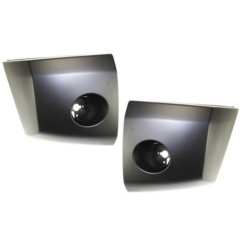 Bumper End Cap Set For 04-07 Nissan Titan 05-07 Armada with Fog Light Hole Front