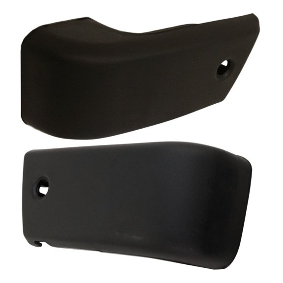 Bumper End Caps - Front Primed Plastic Set of 2