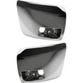 thumbnail image 1 of Bumper End Caps Set For 07-13 Chevy Silverado 1500 with Fog Light Hole Chrome, 1 of 4