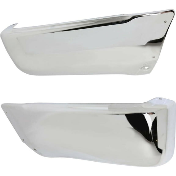 Bumper End Caps Set of 2 For 96-02 4Runner Sport Utility Rear Chrome Steel Fits select: 2002 TOYOTA 4RUNNER BADLANDS, 1999-2001 TOYOTA 4RUNNER SR5